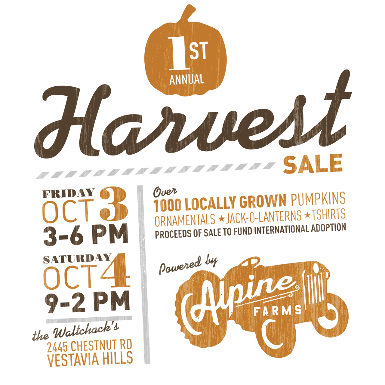 harvest sale sign-hires